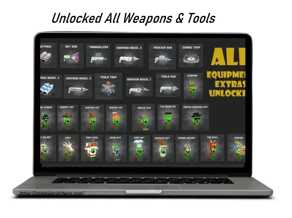 Unlocked All Weapons and Tools