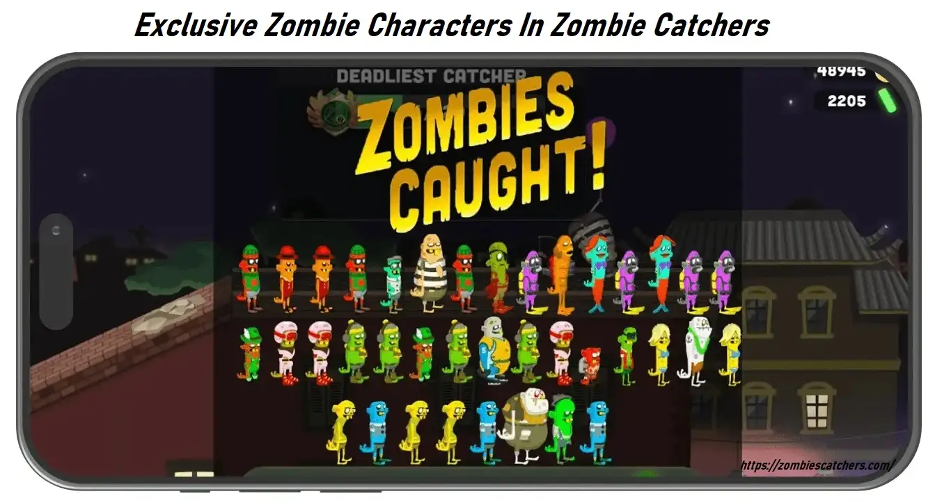 ZOMBIE-CHARACTERS-IN-ZOMBIE-CATCHERS Mod APK